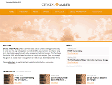 Tablet Screenshot of crystalamber.com